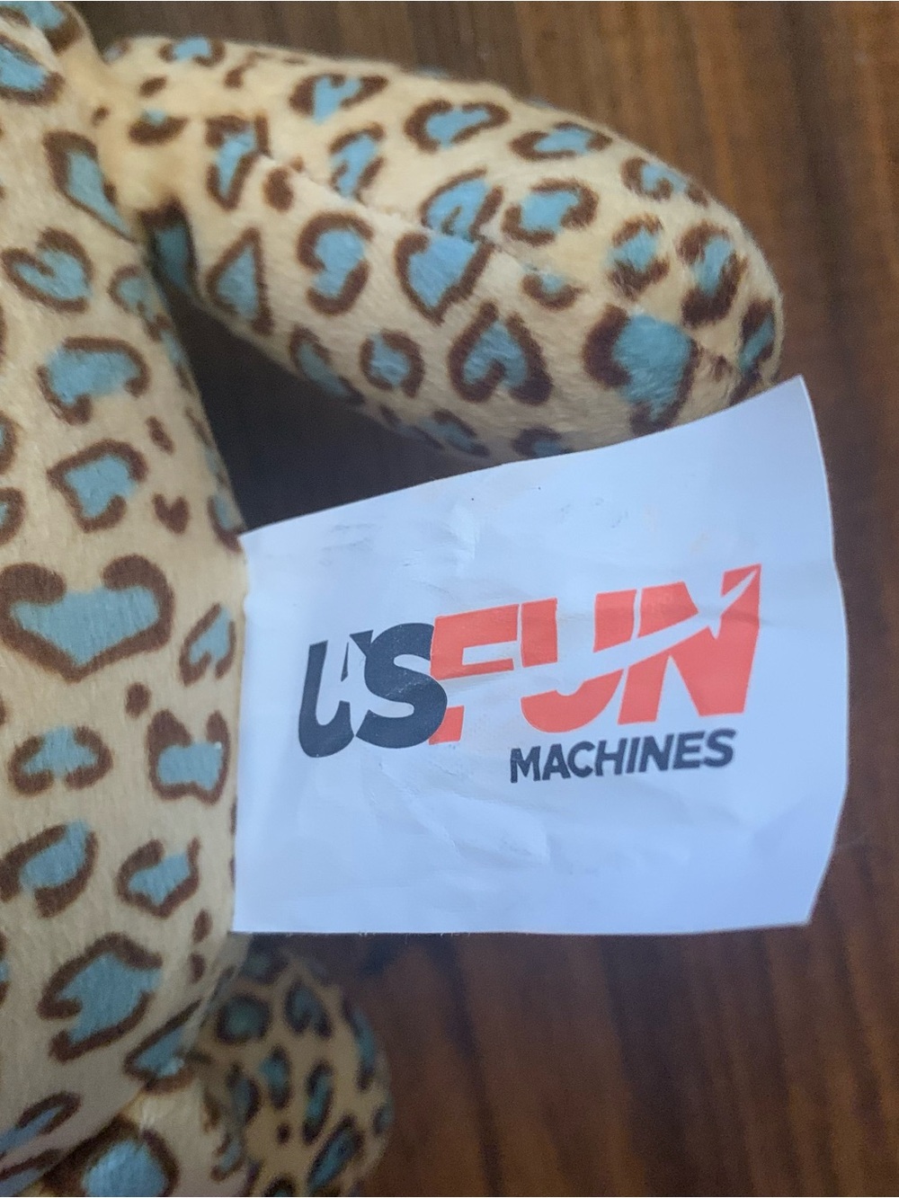 Plush 11" Big Eyes Blue Spotted Leopard Stuffed Animal Toy Cheetah Leopard Soft - Picture 5 of 7